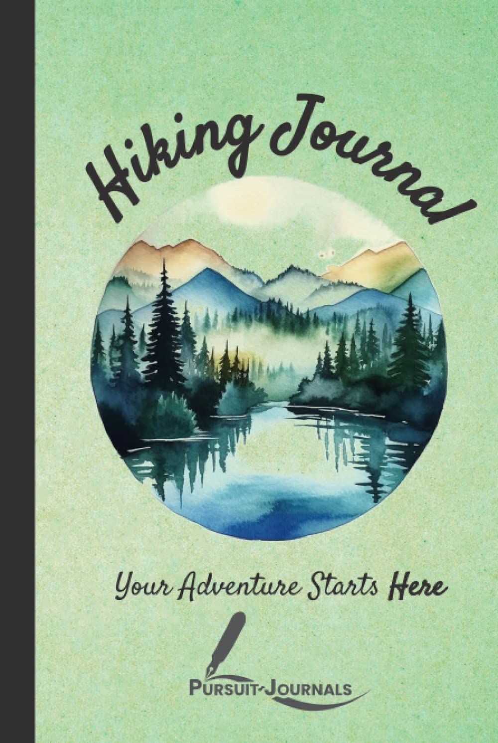 Pursuit Journals Hiking Logbook & Journal 6" x 9" Travel Size, Trail