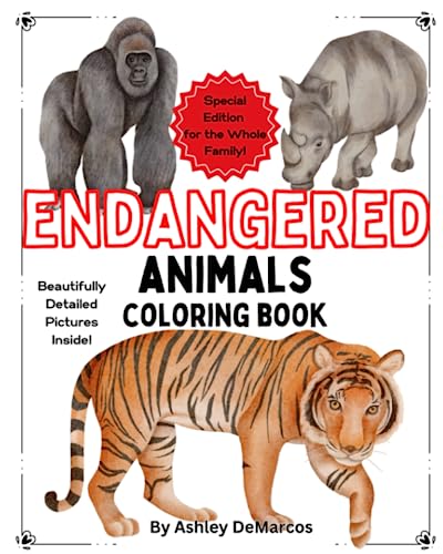 Endangered Animals Coloring Book by Ashley DeMarcos | Goodreads