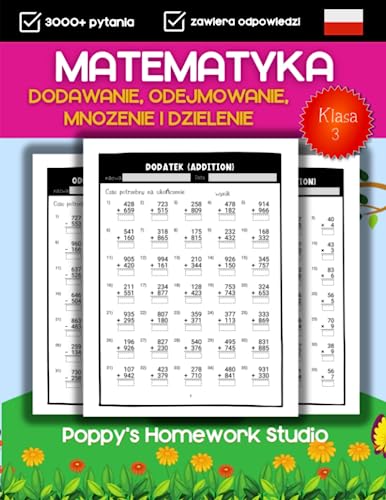 Matematyka - Dodawanie i odejmowan (Klasa 3) 8 do 9 lat: Dodawanie