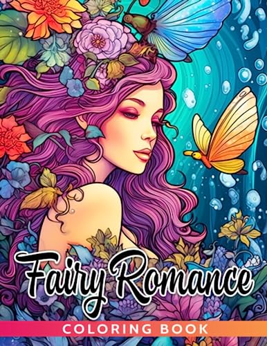 Fairy Romance Coloring Book: A Special Collection Of Fantasy Couples ...