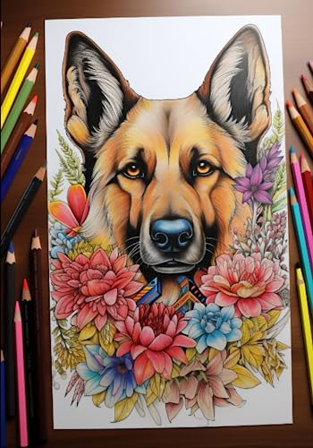 Pawsome Pups: A Delightful Adult Coloring Book of Adorable Dog