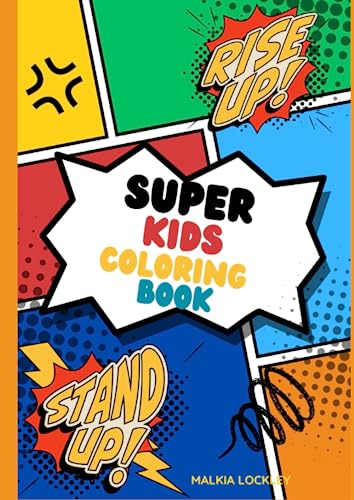Super Kids Coloring Book | Superhero Coloring Book for Children | Large Print Coloring Book for ...