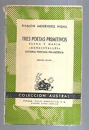 Tres poetas primitivos Elena y Maria, Roncesvalles, Historia Troyana