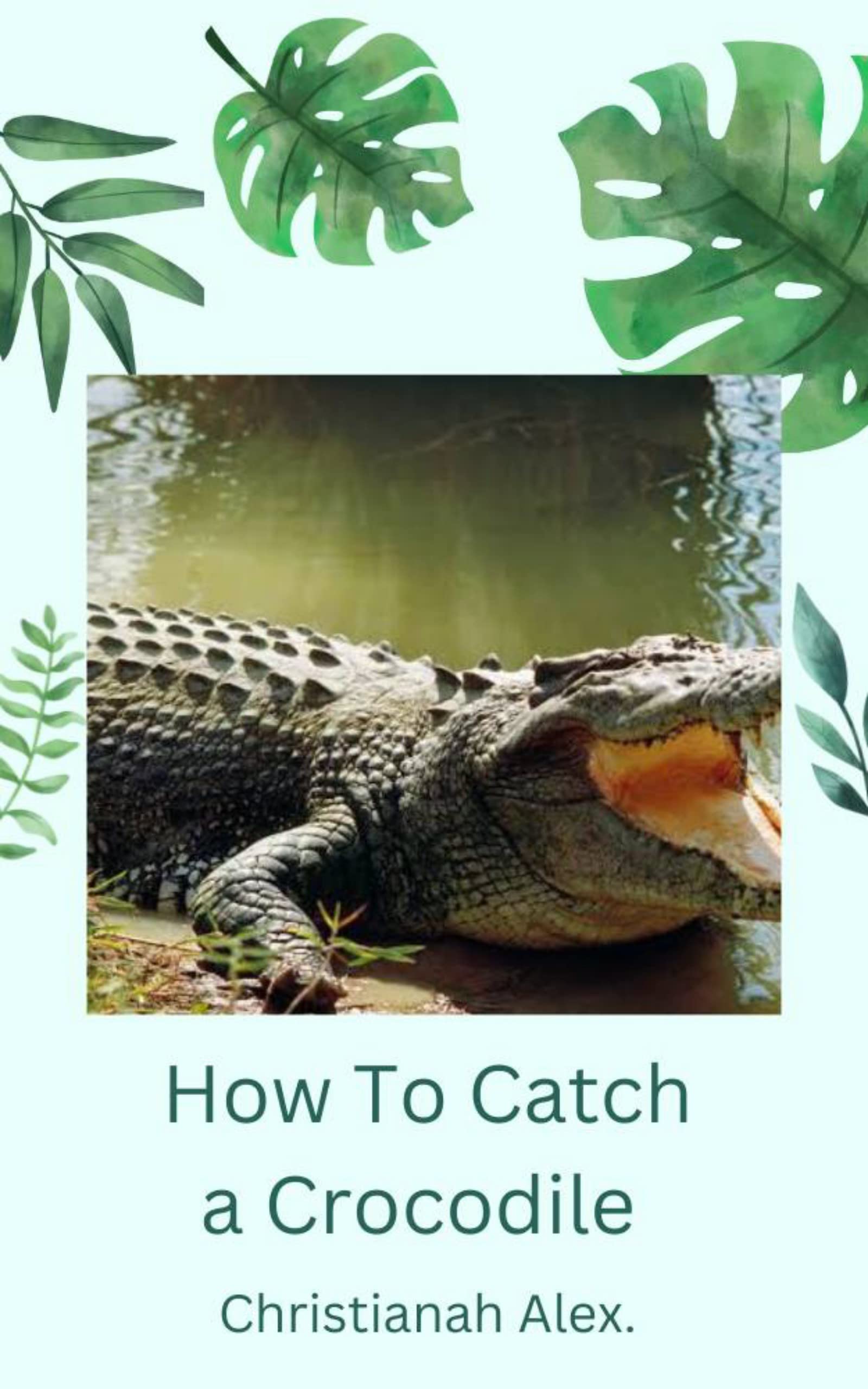 How to catch a crocodile A heavy amphibious creature with lizard like appearances by