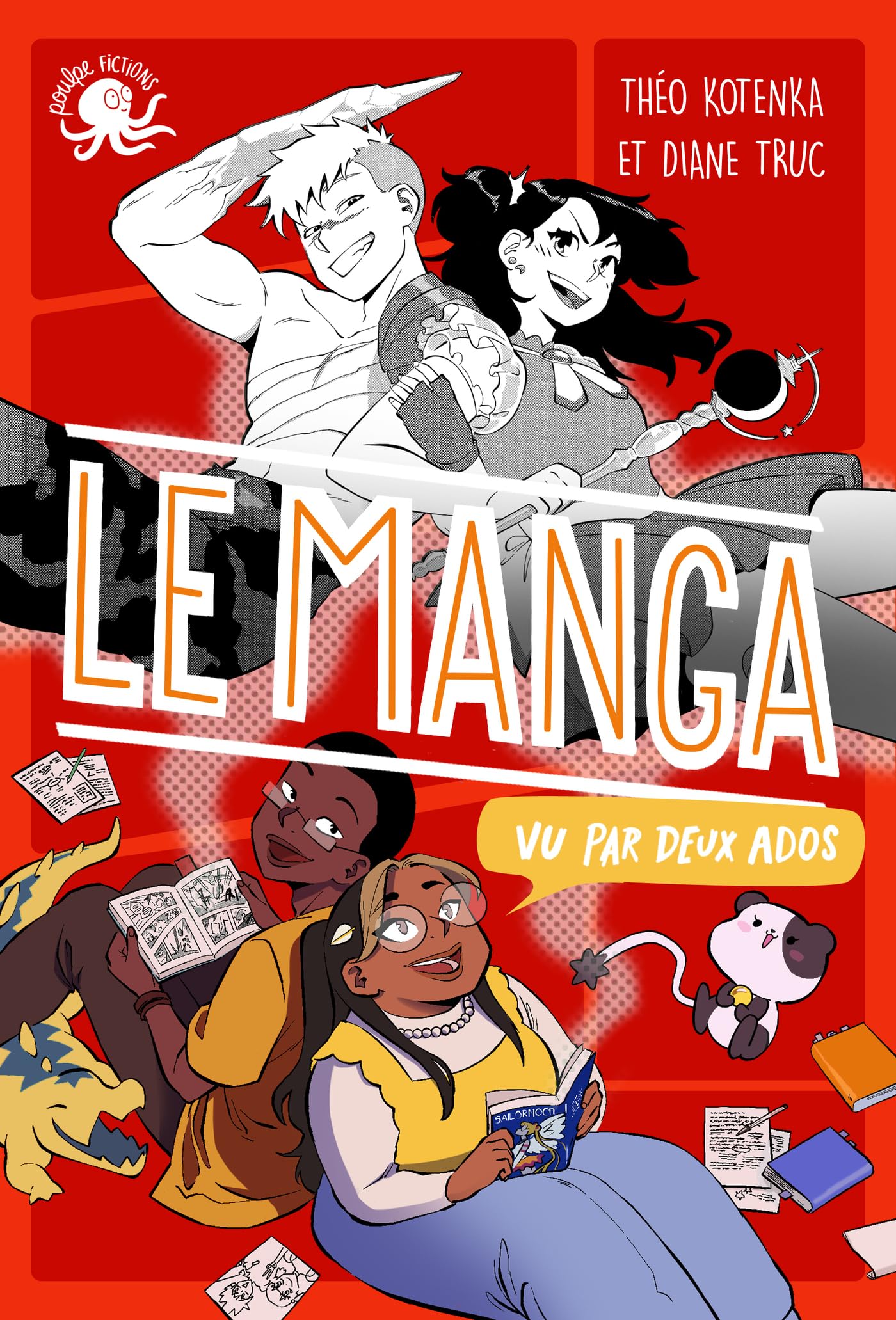 100 % Bio – Le Manga vu par deux ados – Roman documentaire jeunesse histoire art – Dès 9 ans book cover