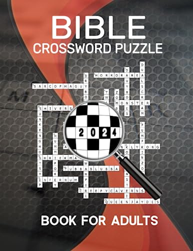 Bible Crossword Puzzles Book For Adults Large Print: Study God's Words ...