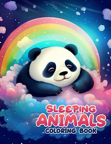 Sleeping Animals Coloring Book: Embark on a Peaceful Coloring Journey