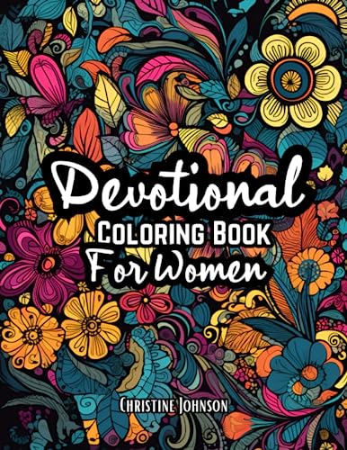 Devotional Coloring Book for Women: 50 Inspirational Bible Verses for ...