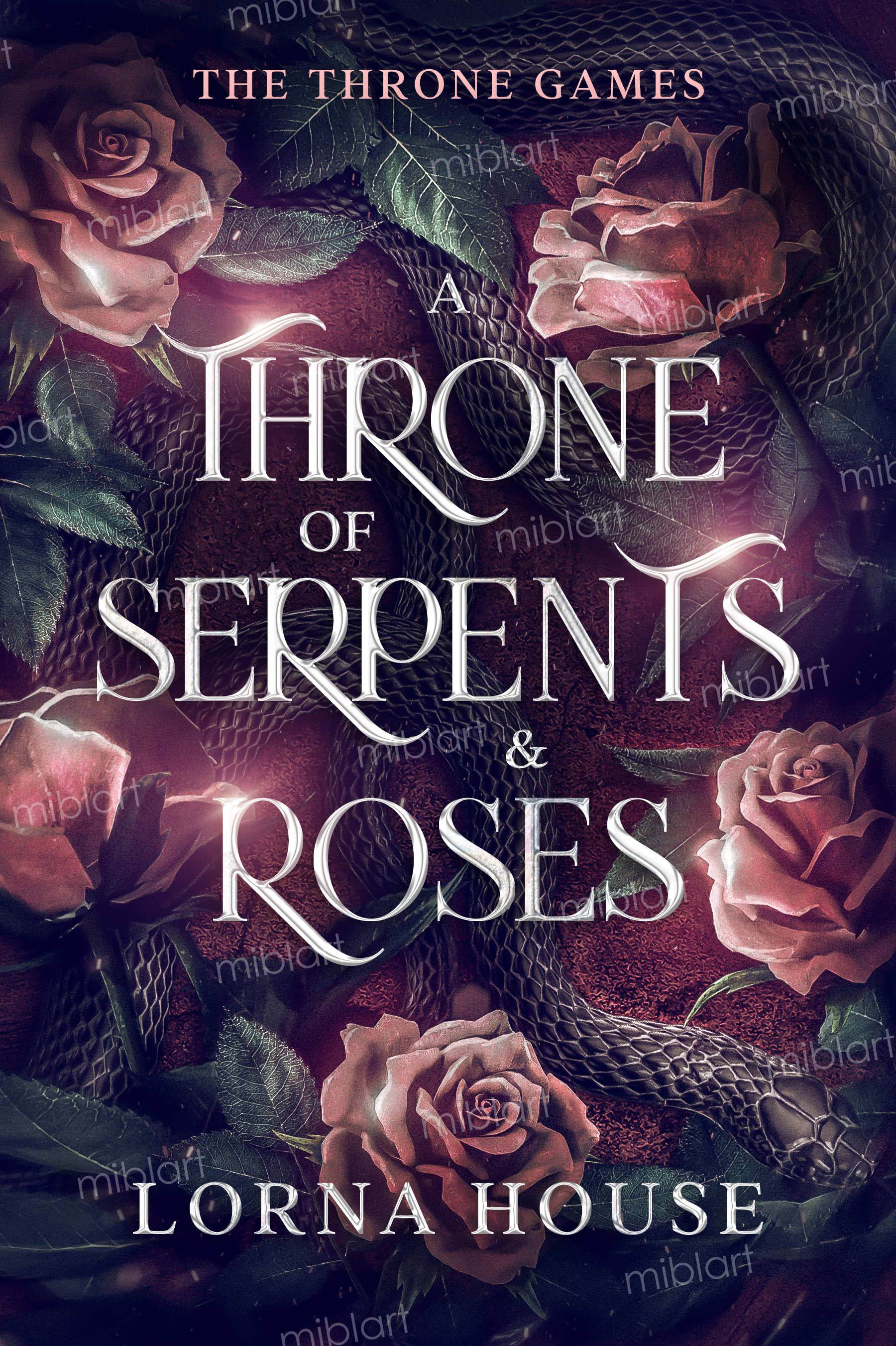 A Throne of Serpents & Roses book cover