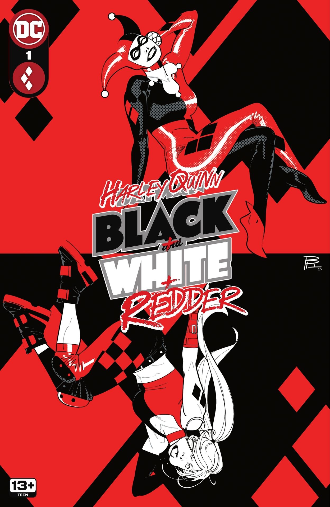 Harley Quinn: Black + White + Redder (2023-) #1 (Harley Quinn Black + White + Red