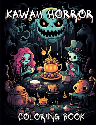 Kawaii Horror Coloring Book: Cute, Creepy, & Spooky: A Kawaii Horror ...