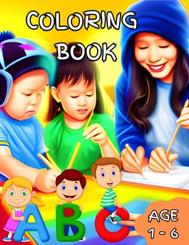 ABC COLORING BOOK: Awesome ABCD Coloring Book For Kids Age 1- 6 by ...