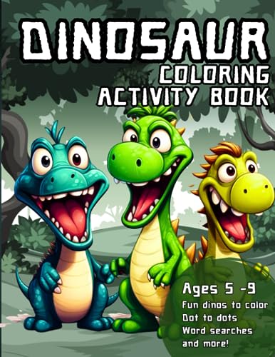 Dinosaur Coloring Activity Book by Lily Lulaly | Goodreads