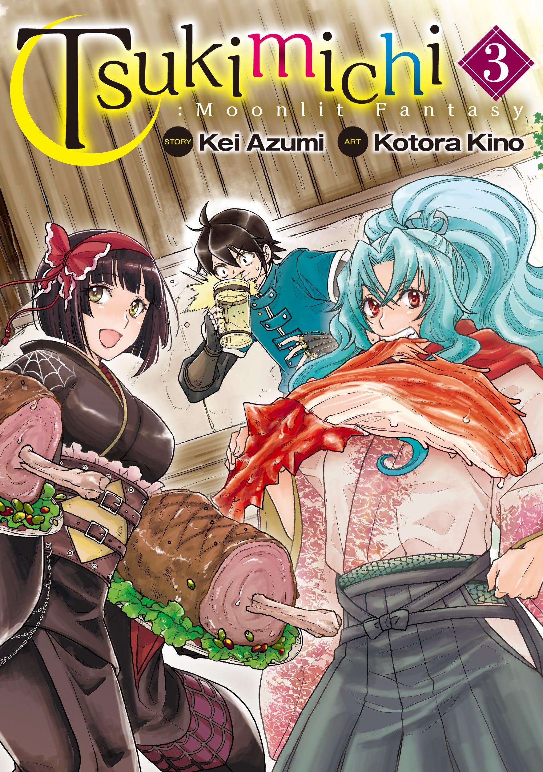 Tsukimichi:Moonlit Fantasy:Tsuki Ga Michibiku Isekai Douchuu Vol.3