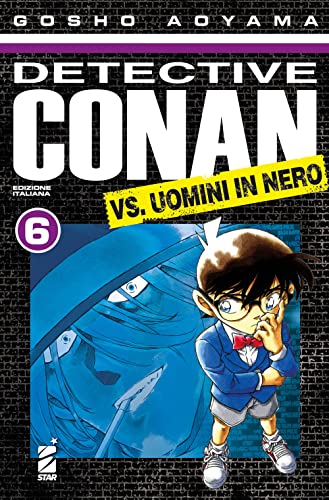 Detective Conan vs uomini in nero n. 6 book cover