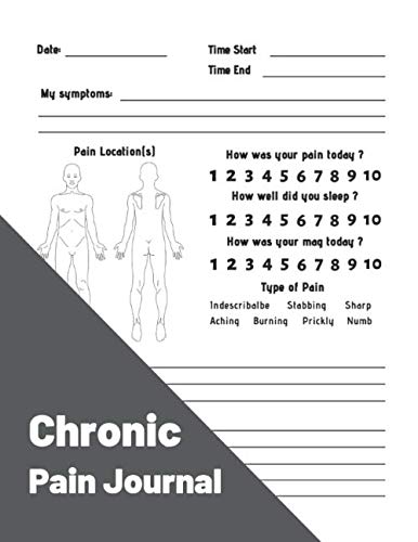 Chronic Pain Journal: Illness Symptom Tracker and Journal, Helps Pain ...