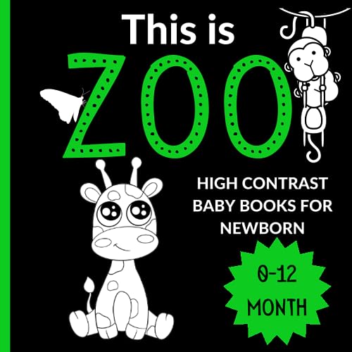 This is Zoo High Contrast Baby Books for Newborn Awesome Baby High