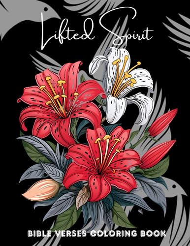 Lifted Spirit: Bible Verse Coloring Book | Mindfulness Coloring Book ...