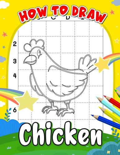 How To Draw Chicken: Step-By-Step and Easy Chicken Illustrations for