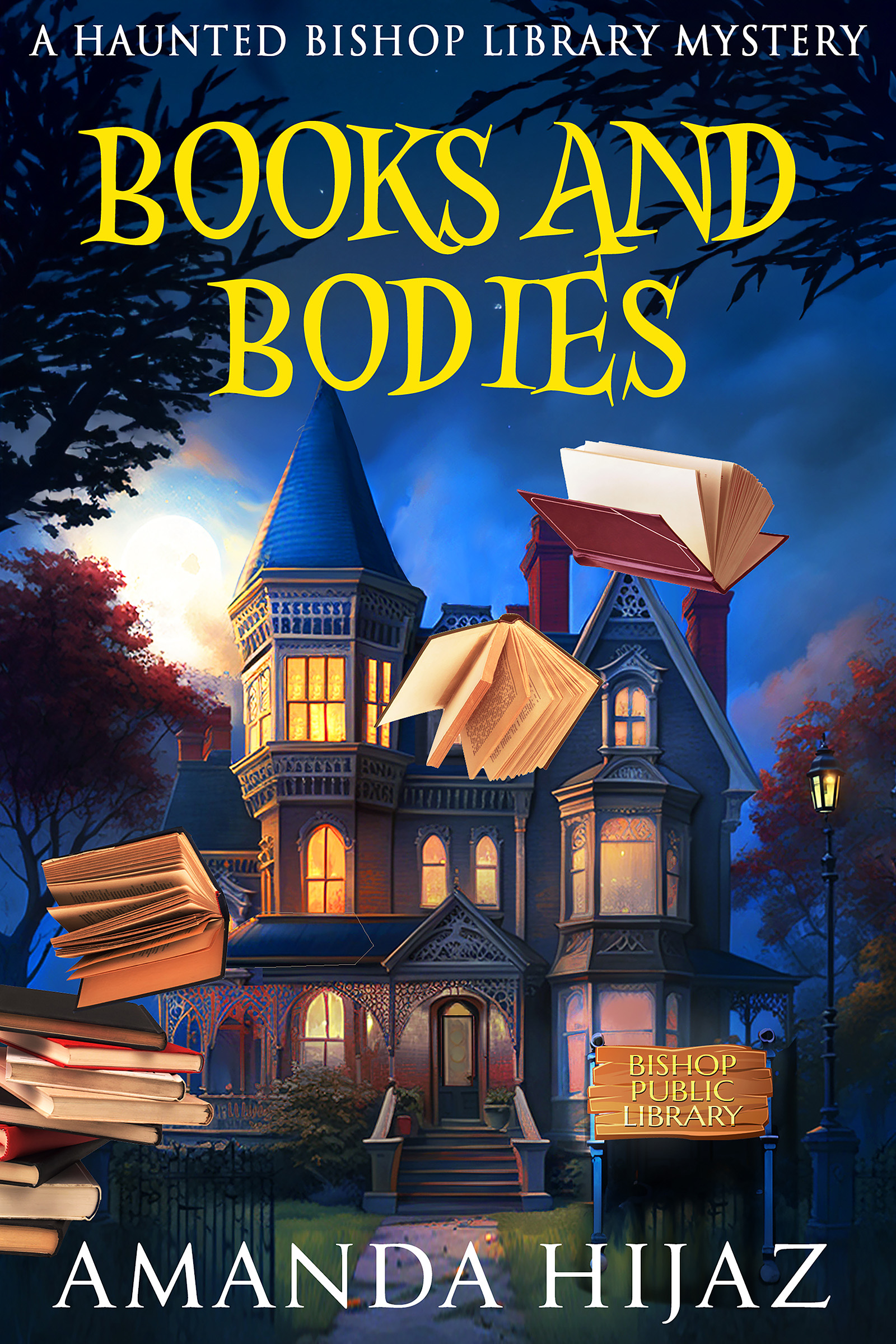 Books and Bodies: A Haunted Bishop Library Short Mystery