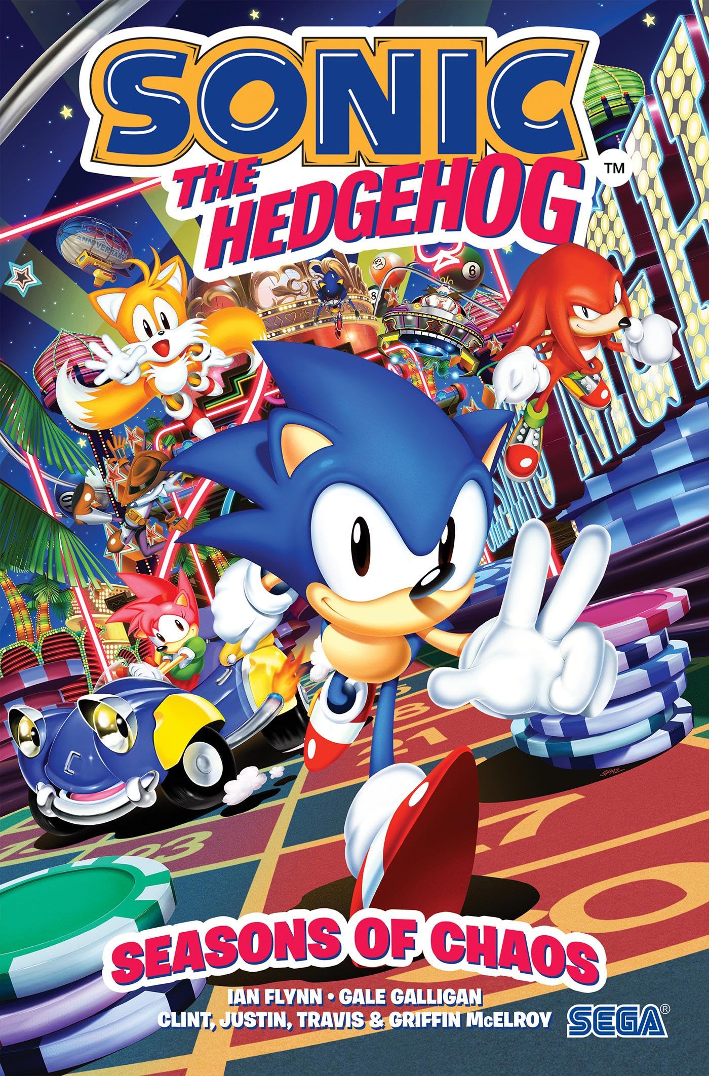 Sonic The Hedgehog book cover