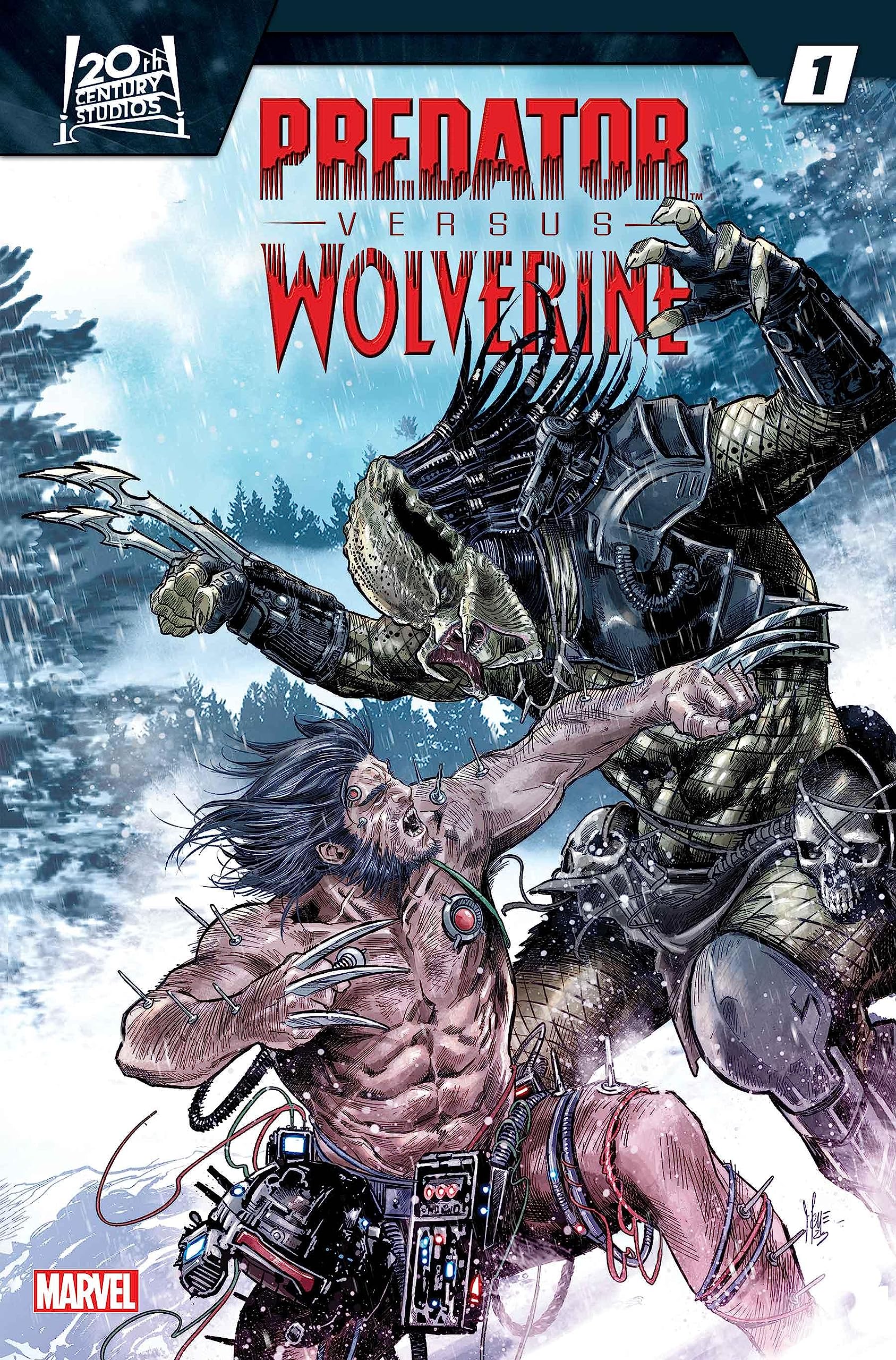 Predator versus Wolverine book cover 1