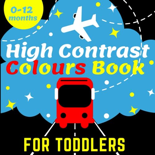 High Contrast Colours Book for Toddlers High Contrast Book which