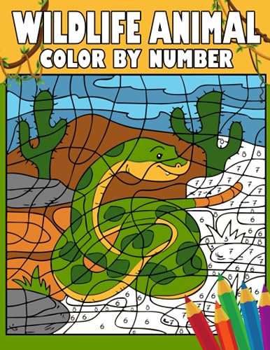 Wildlife Animal Color By Number: Discover the Wonders of Wildlife with Captivating Color By