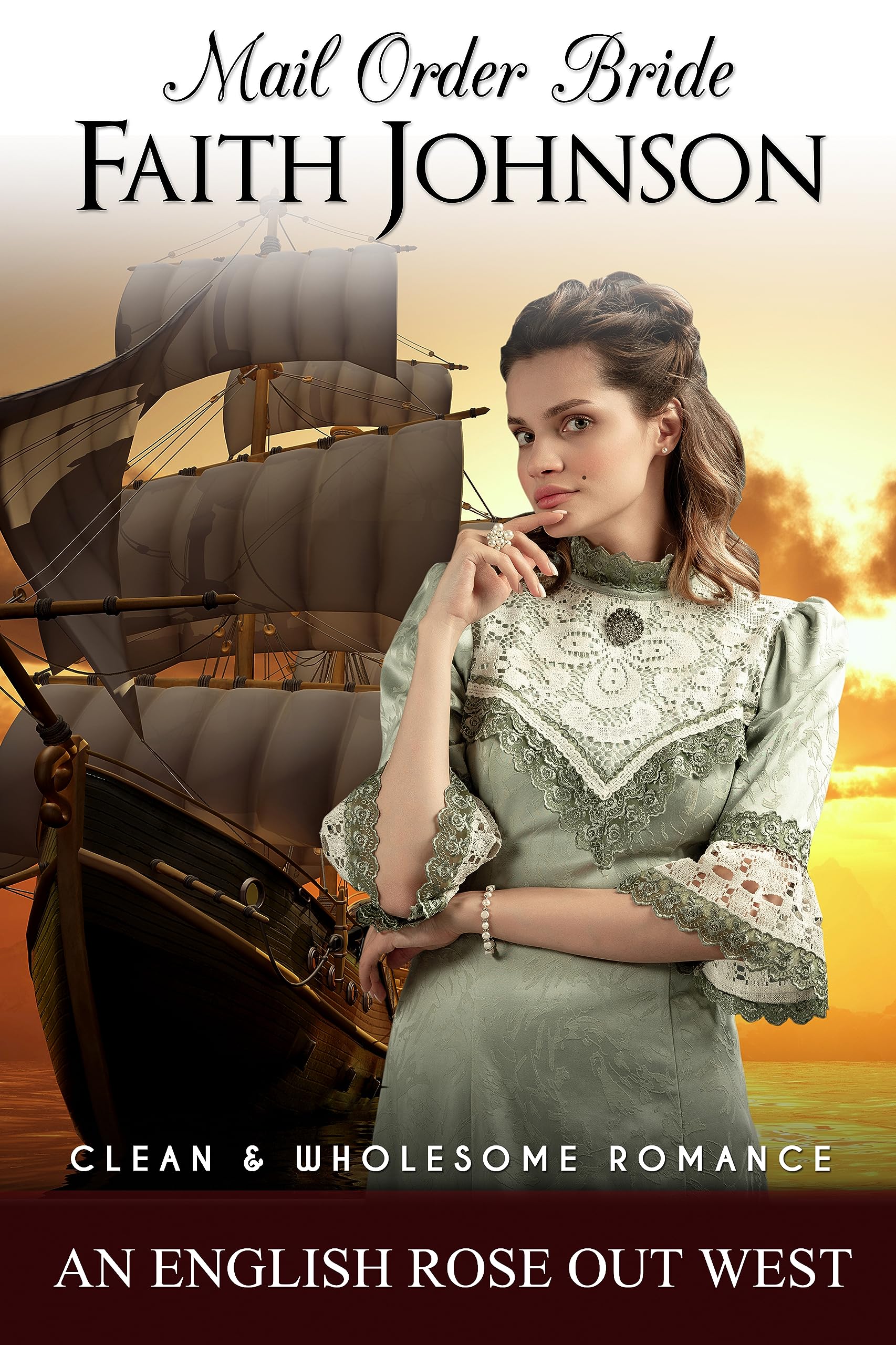 An English Rose Out West book cover