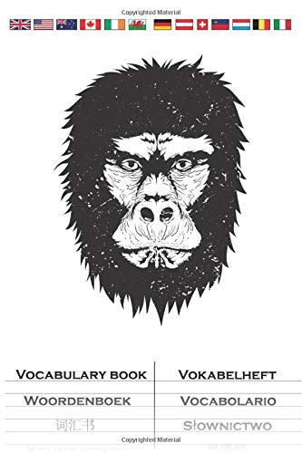 Monkey Vocabulary Book: Vocabulary textbook with 2 columns for Animal ...