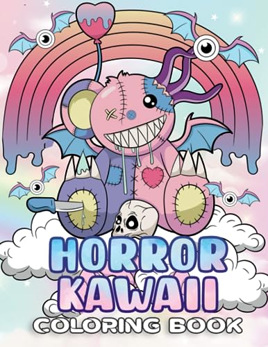 Horror Kawaii Coloring Book: Frighteningly Cute | A Fusion of Fear ...