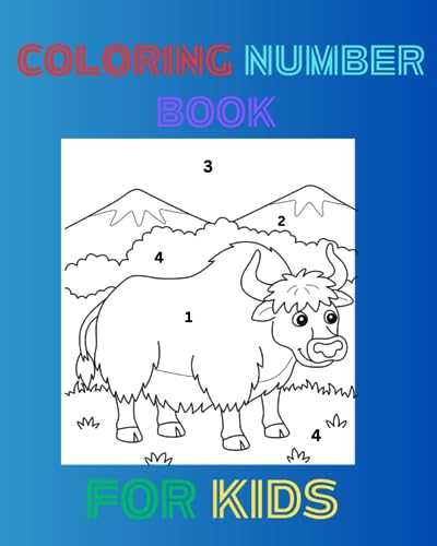 coloring number book for kids by Jana Ashy | Goodreads