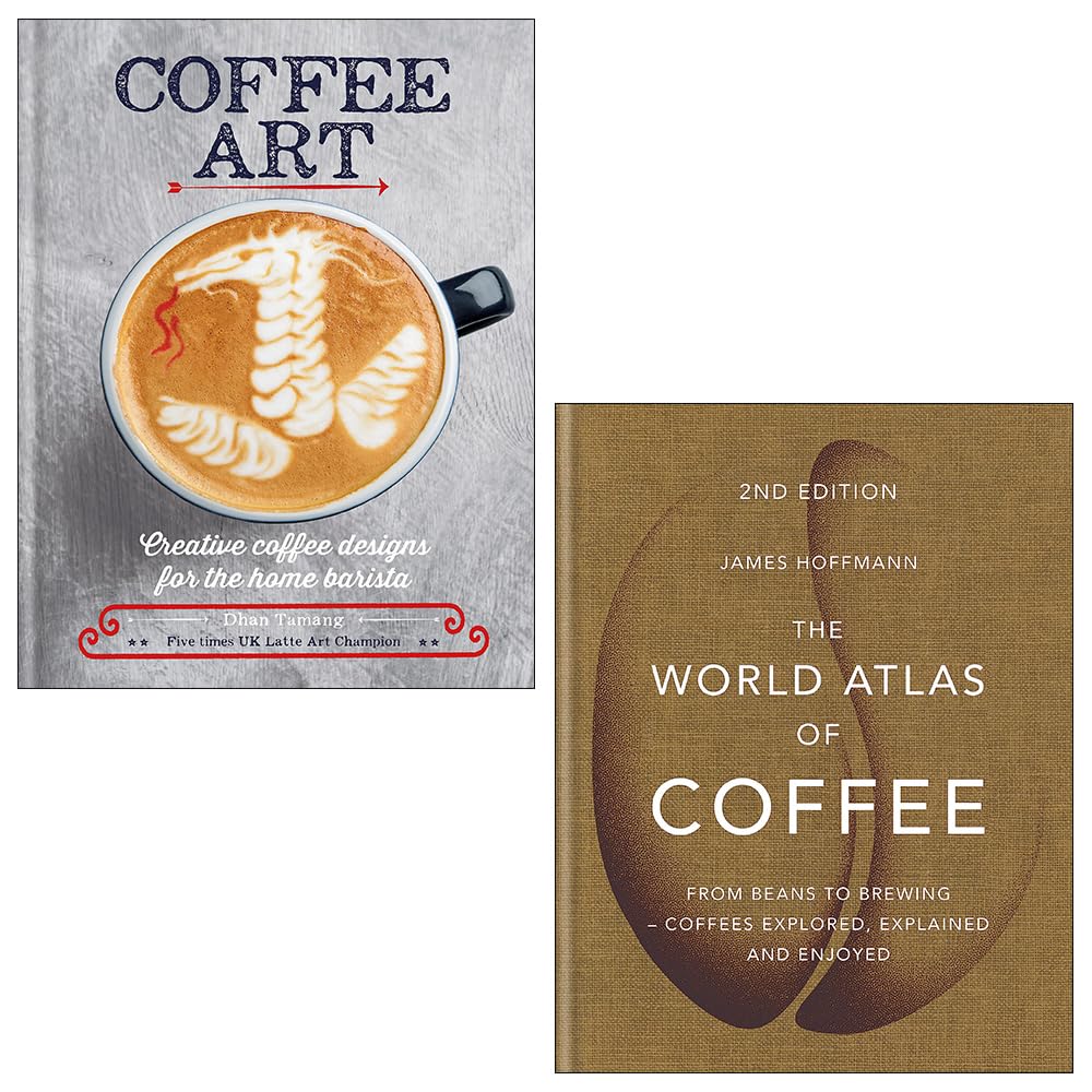 Coffee Art By Dhan Tamang, The World Atlas Of Coffee By James Hoffmann