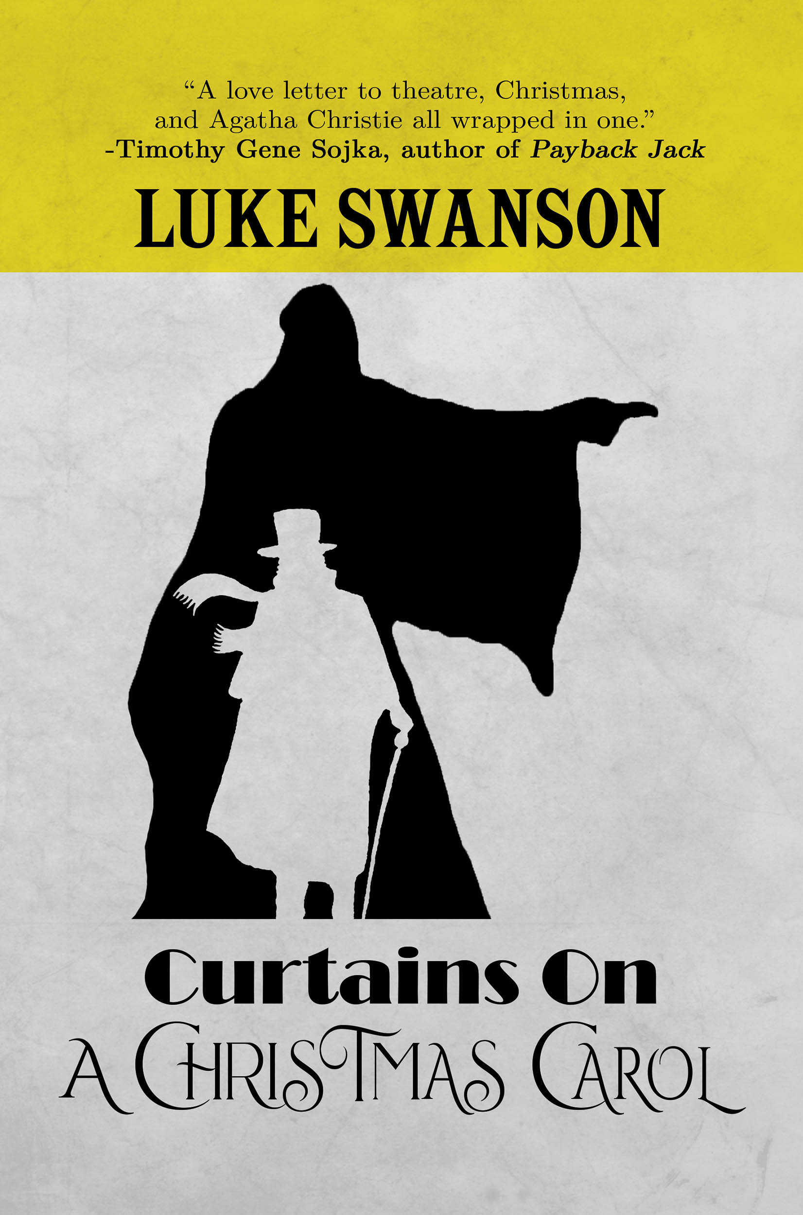 Curtains on A Christmas Carol book cover