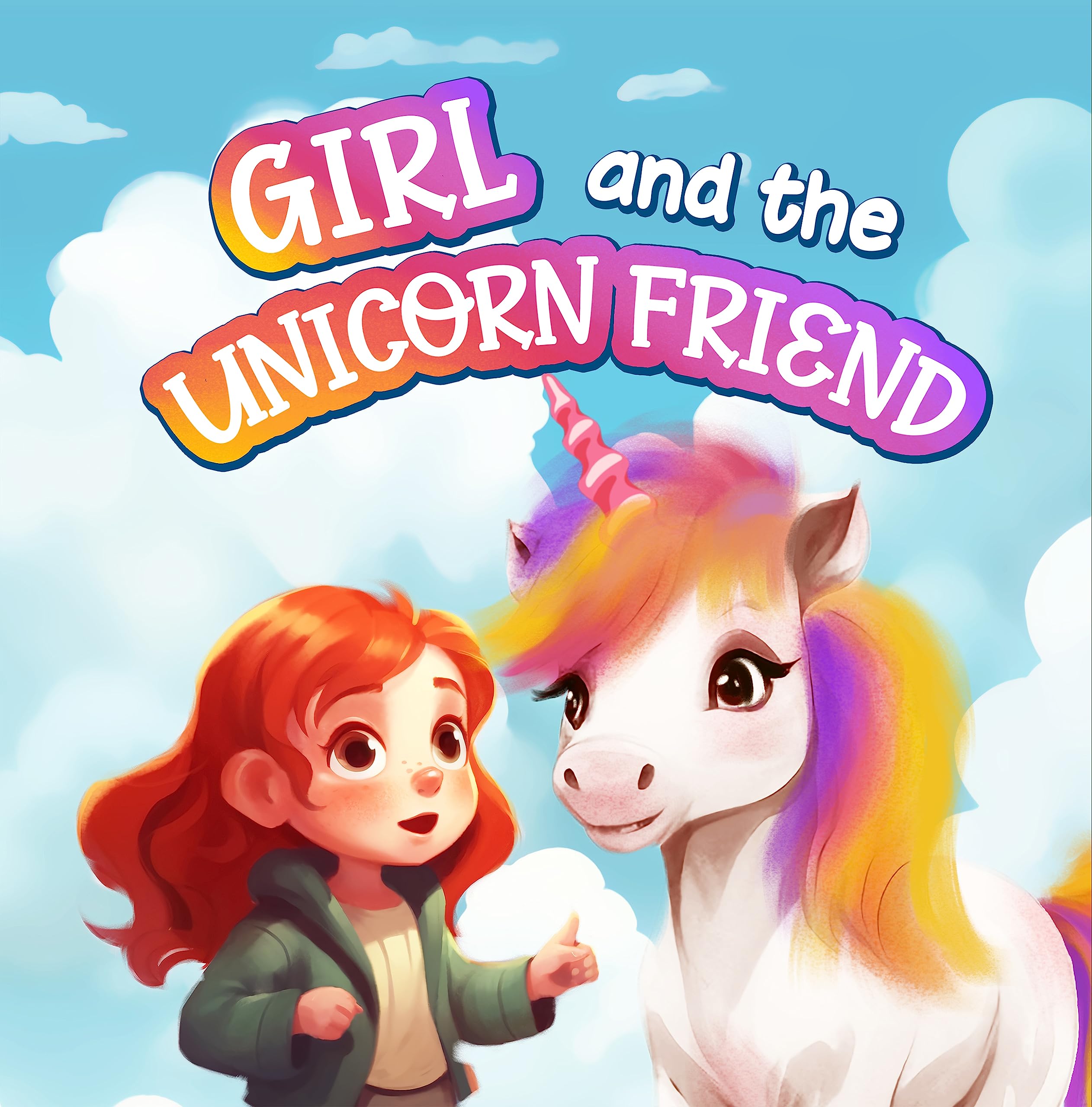 Girl And The Unicorn Friend: Bedtime Story, Children's Book For Children 4-8 Years Old