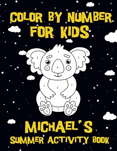 Michael's Coloring Book | Color by Number for Kids: Summer Activity ...