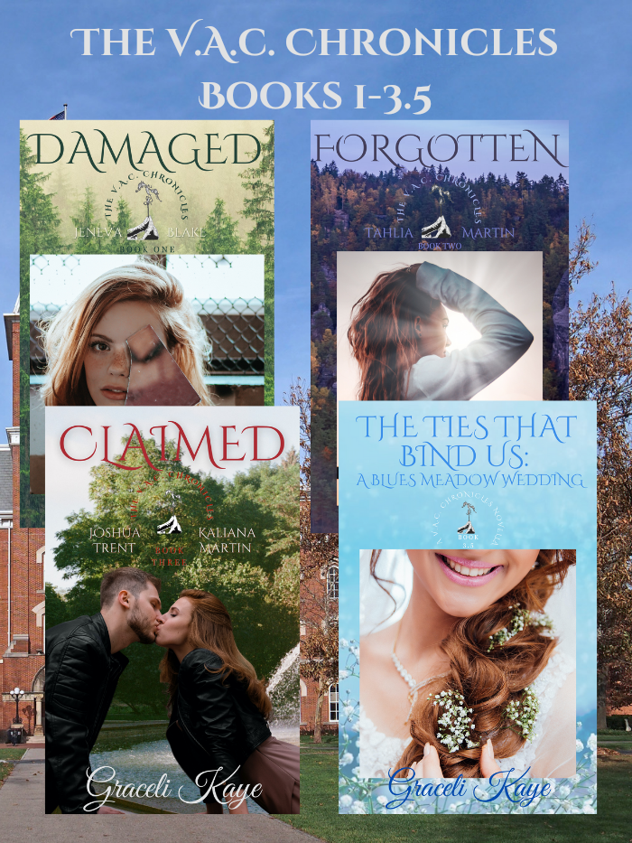 The V.A.C. Chronicles Anthology I: Damaged, Forgotten, Claimed, The Ties That Bind Us: A Blues Meadow Wedding
