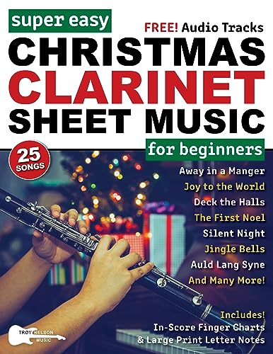 Super Easy Clarinet Sheet Music For Beginners: A Beginner Clarinet Book For Adults And Kids—50 Songs With Big Letter Notes & In-Score Finger Charts - Foto 2