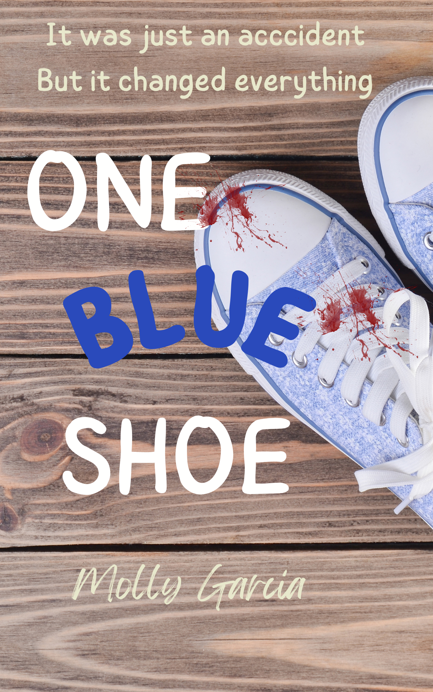 One Blue Shoe