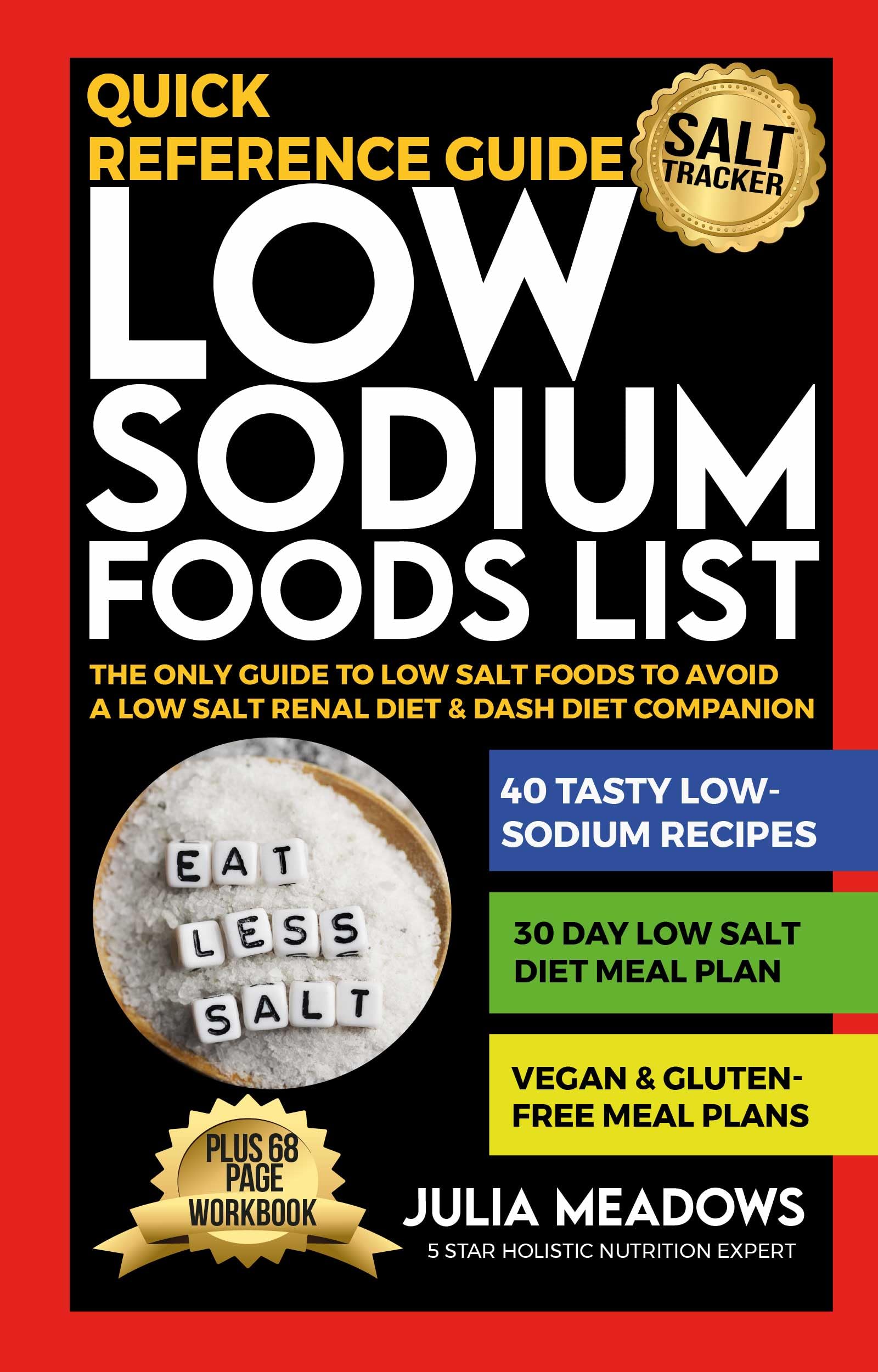 Low Sodium Foods List Low Salt Foods To Eat & Avoid, 40 Tasty LowSodium Recipes, 30 Day Low
