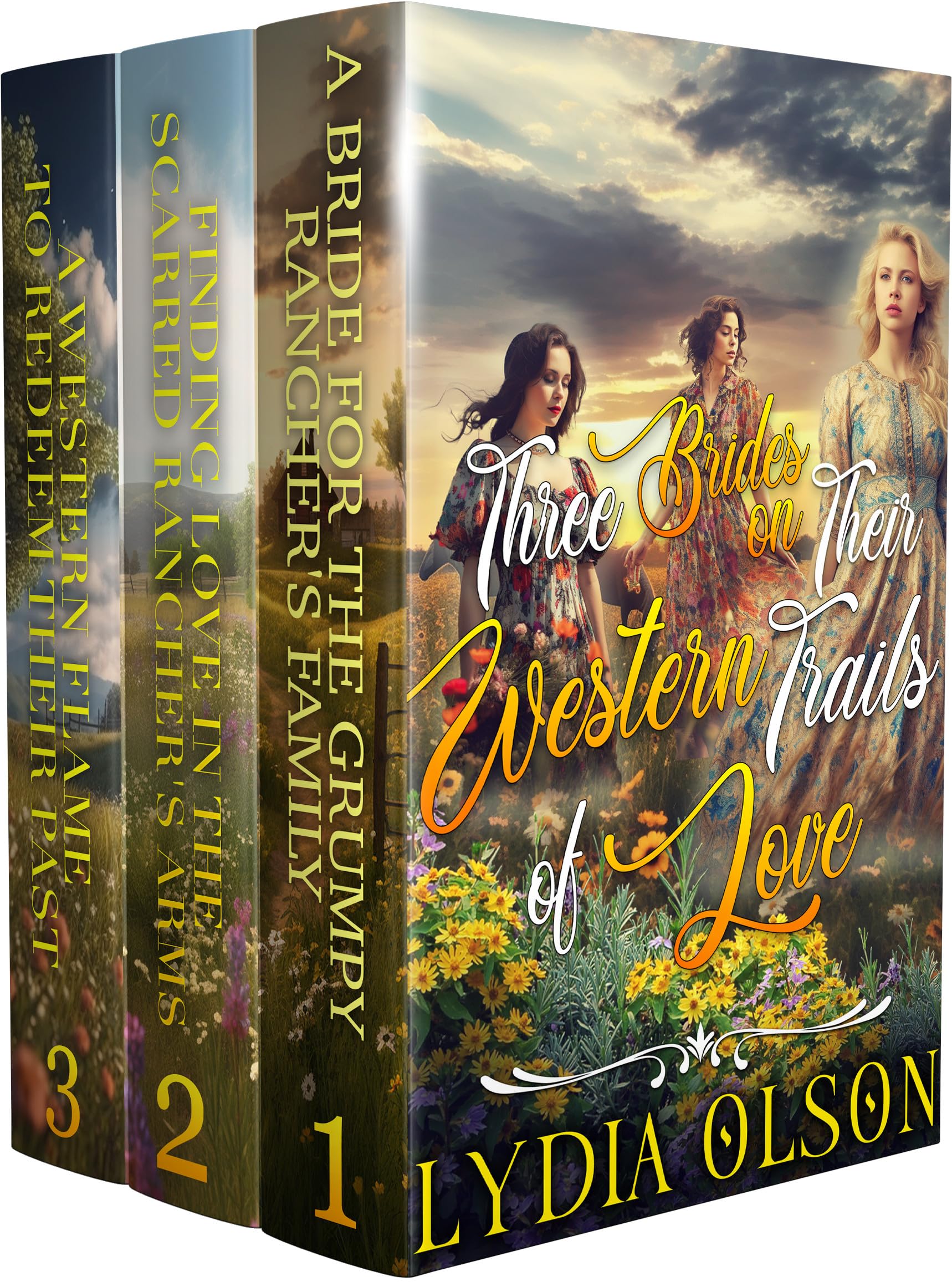 Three Brides on Their Western Trails of Love Collection