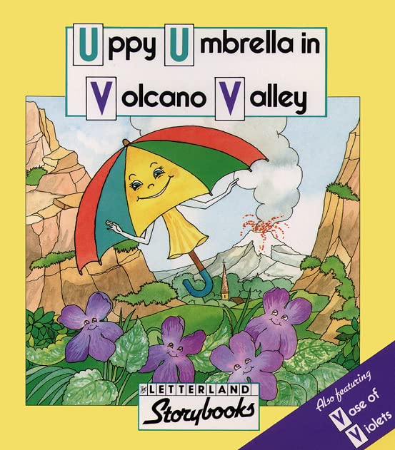 Letterland: Uppy Umbrella in Volcano Valley and Cassette by Richard ...