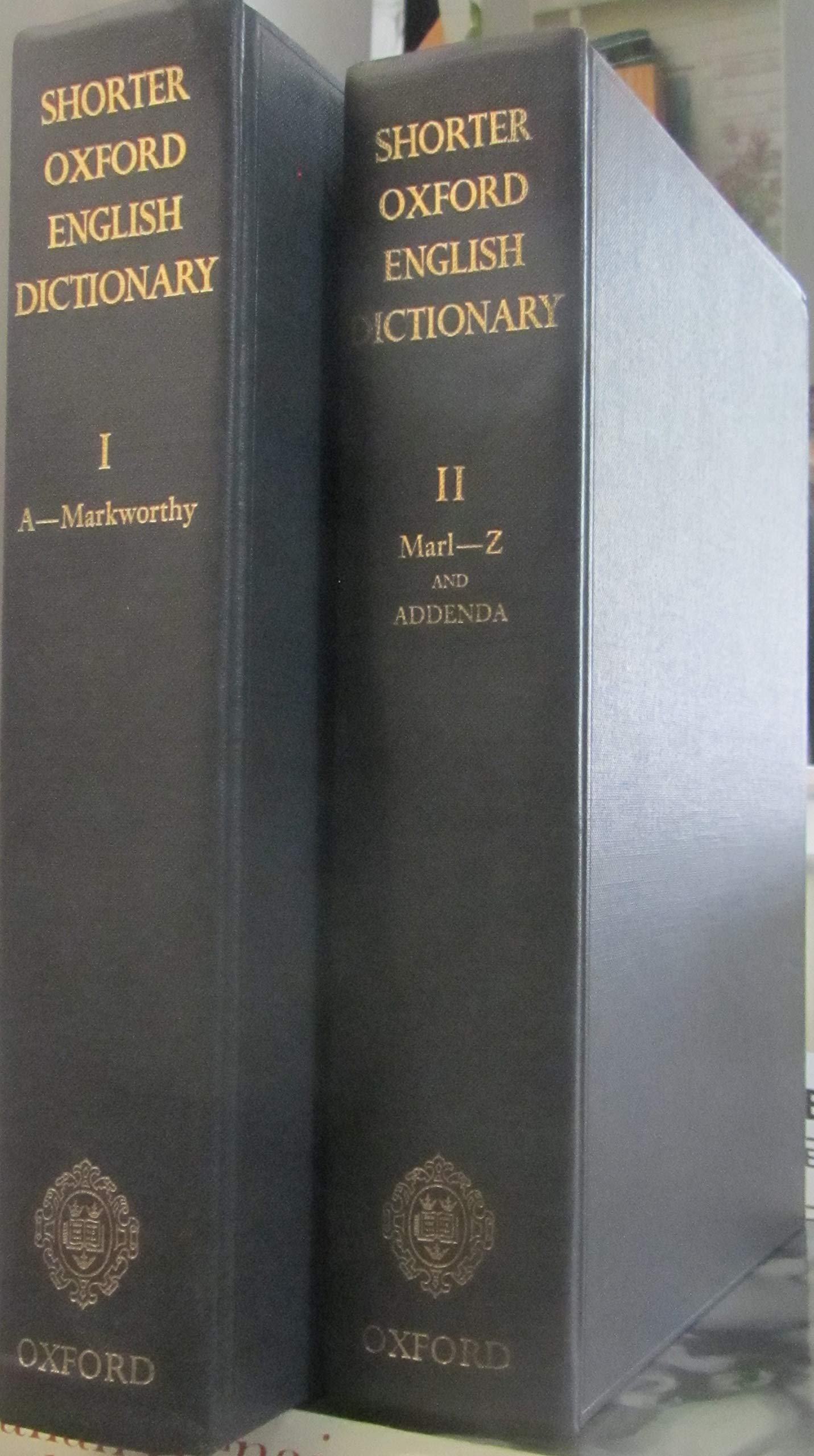 The Shorter Oxford English Dictionary on Historical Principles Third