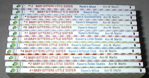 Baby-Sitters Little Sister series books: Karen's Witch (#1); Roller Skates (#2); Worst Day (#3); Kittycat Club (#4); School Picture (#5); Little Sister (#6); Birthday (#7); Haircut (#8); Sleepover (#9); Grandmothers (#10); Prize (#11); Ghost (#12) (Bab...