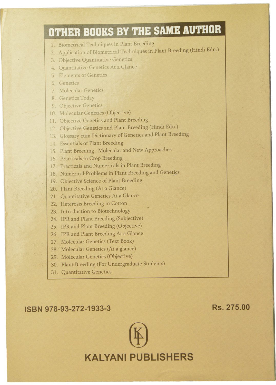 Cotton Breeding By Phundan Singh Goodreads