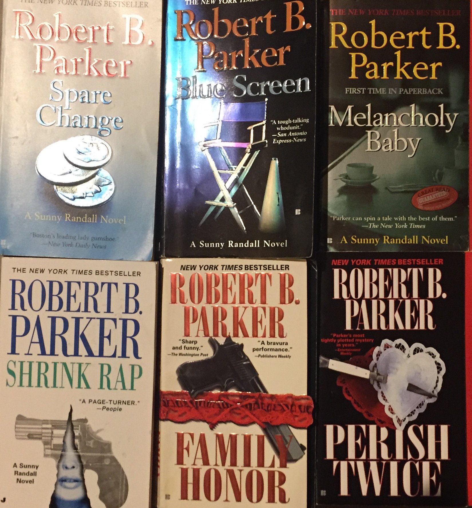 Sunny Randall Series Set by Robert B. Parker 6 Book Set by Robert B