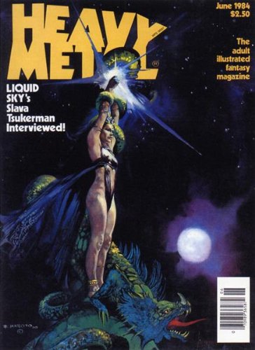 Heavy Metal, June 1984 book cover