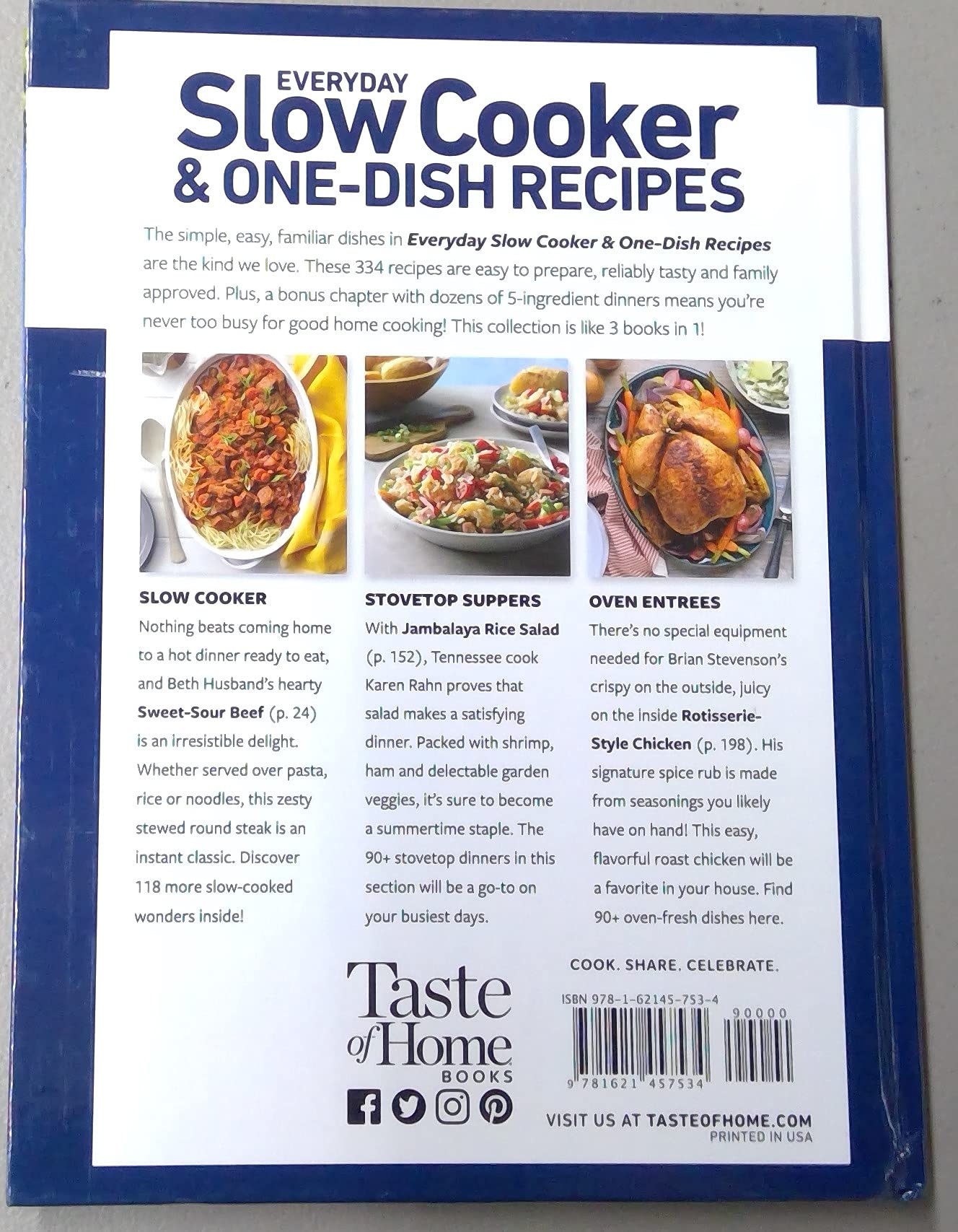 Taste of Home Everyday Slow Cooker & OneDish Recipes 2021 by Taste of