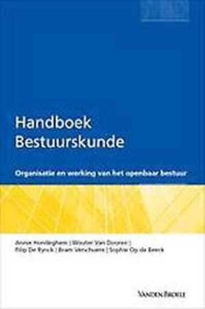Handboek bestuurskunde. Organisatie en werking van het openbaar bestuur