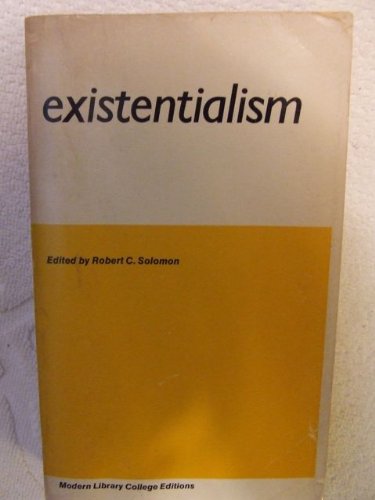 Existentialism book cover